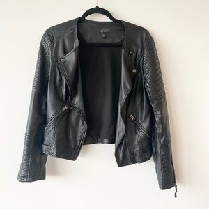 Topshop | Faux Leather Jacket
